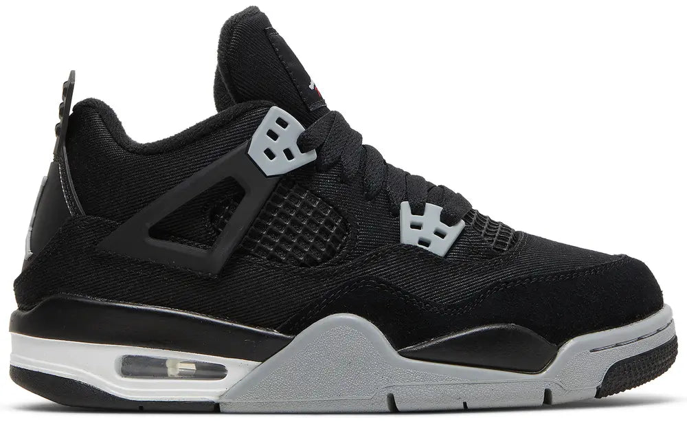 AIR JORDAN 4 RETRO SE GS 'BLACK CANVAS'