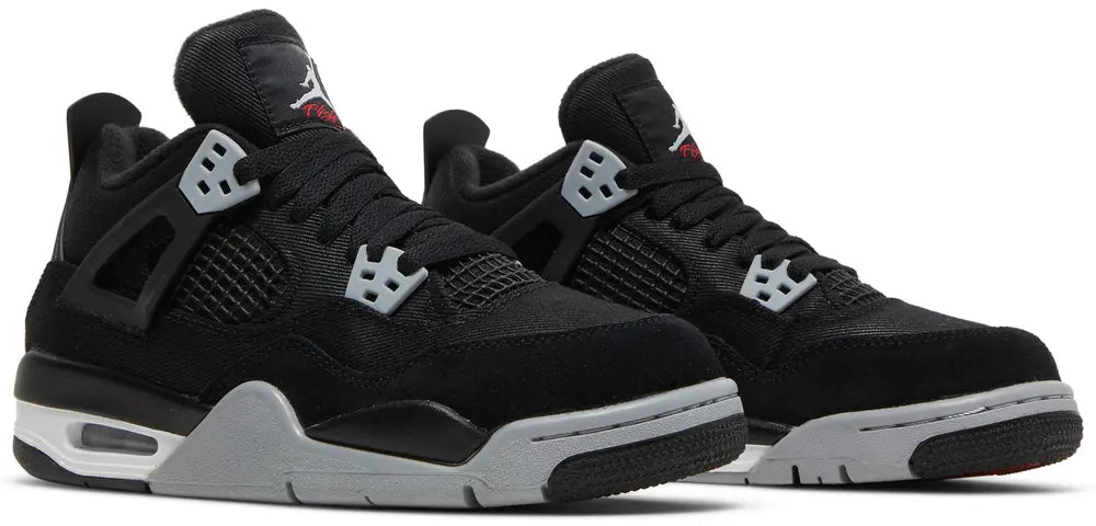 AIR JORDAN 4 RETRO SE GS 'BLACK CANVAS'