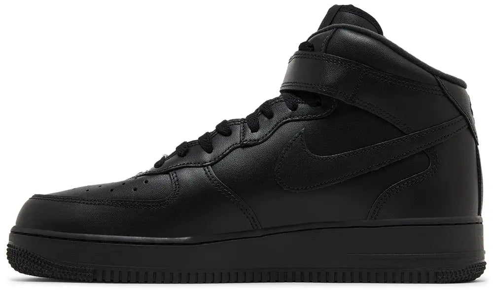 SUPREME X AIR FORCE 1 MID BOX LOGO 'BLACK'