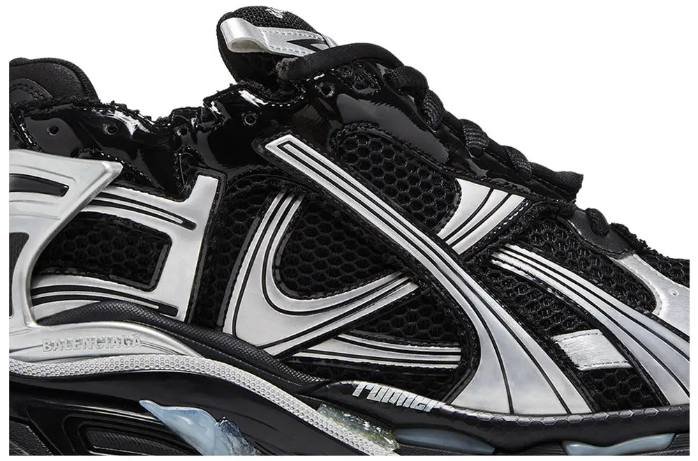 BALENCIAGA RUNNER SNEAKER 'BLACK SILVER'
