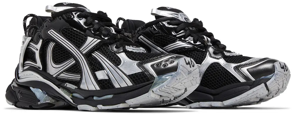 BALENCIAGA RUNNER SNEAKER 'BLACK SILVER'