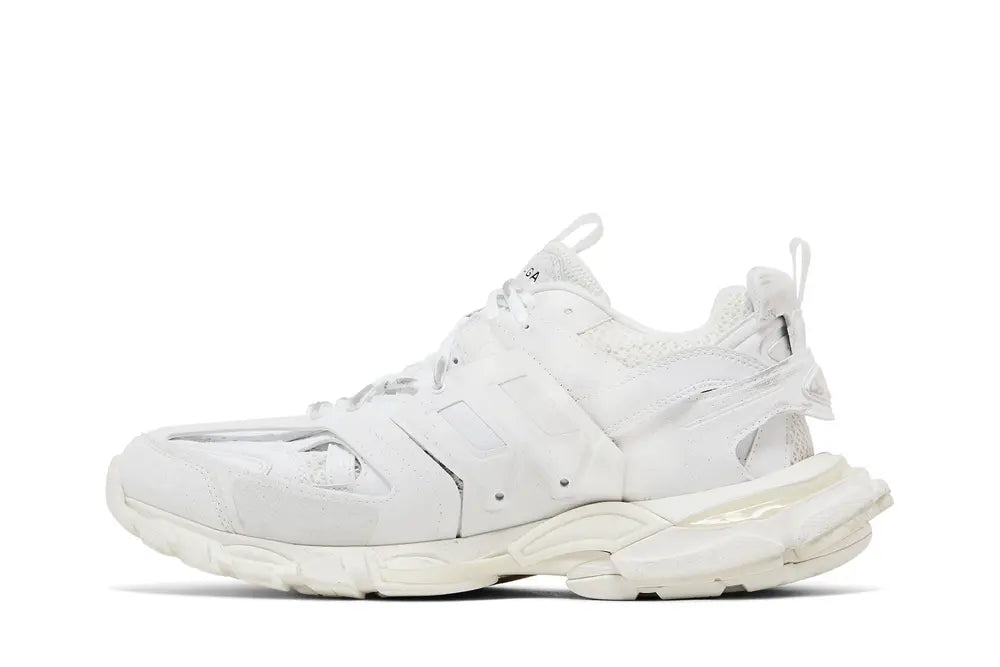 BALENCIAGA TRACK SIGNATURE SNEAKER IN WHITE