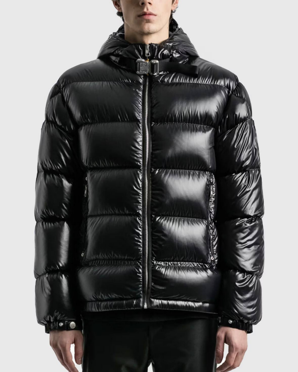 1017 ALYX 9SM SHELL HOODED × MONCLER PUFFER JACKET
