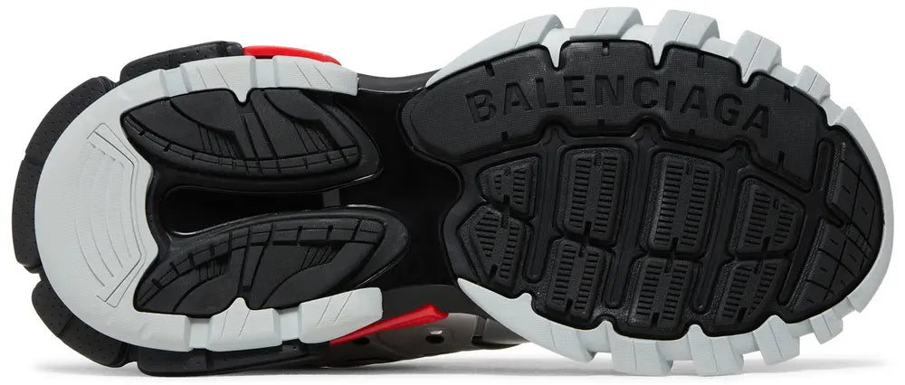 BALENCIAGA TRACK SNEAKER “BLACK RED SILVER”