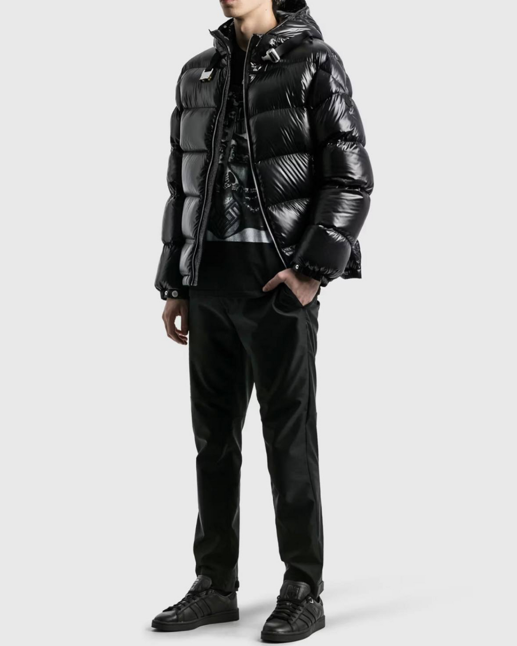 1017 ALYX 9SM SHELL HOODED × MONCLER PUFFER JACKET