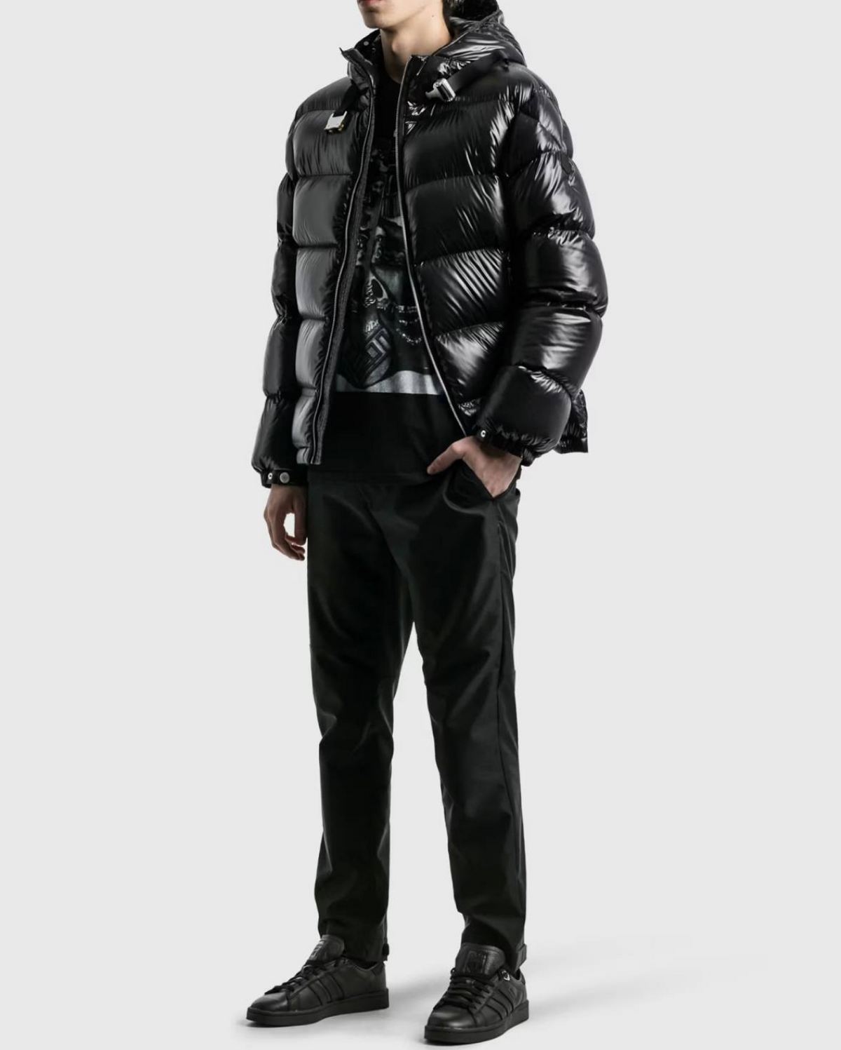 1017 ALYX 9SM SHELL HOODED × MONCLER PUFFER JACKET