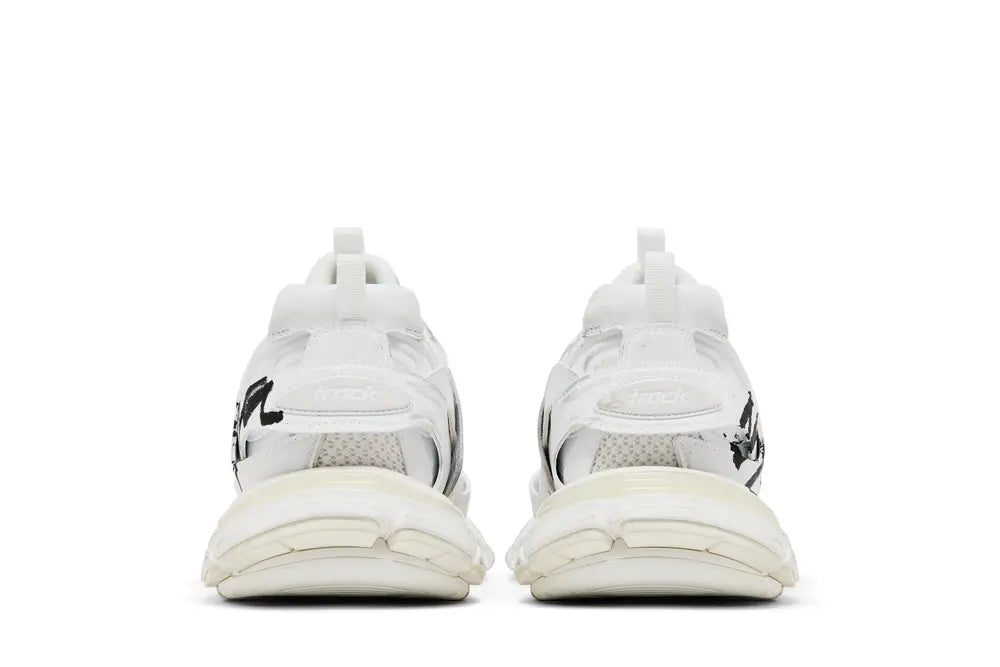 BALENCIAGA TRACK SIGNATURE SNEAKER IN WHITE