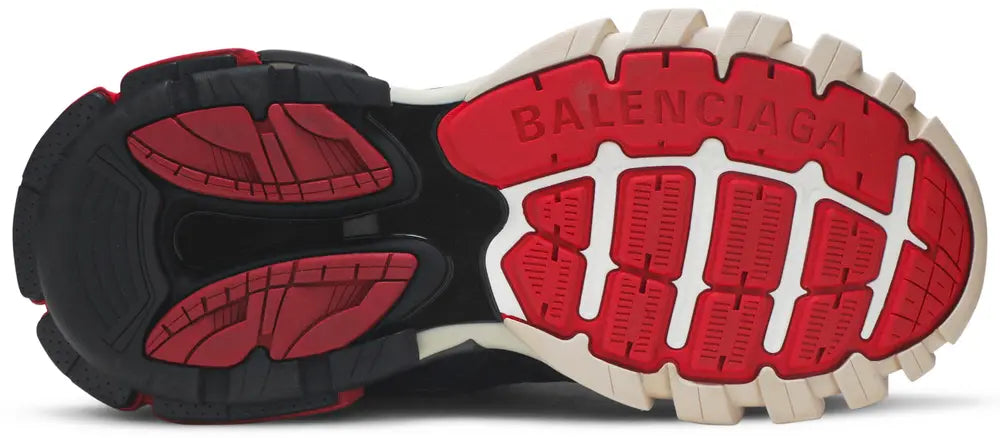 BALENCIAGA TRACK SNEAKER IN BLACK/RED