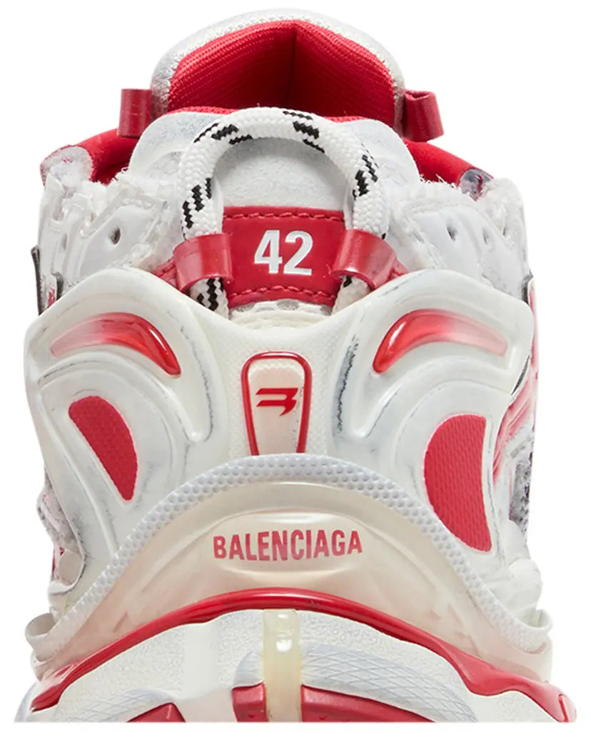 BALENCIAGA RUNNER SNEAKER 'WHITE RED'