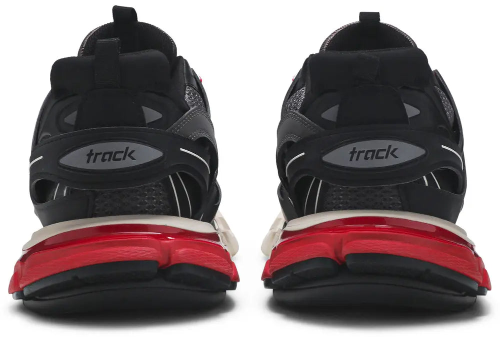 BALENCIAGA TRACK SNEAKER IN BLACK/RED