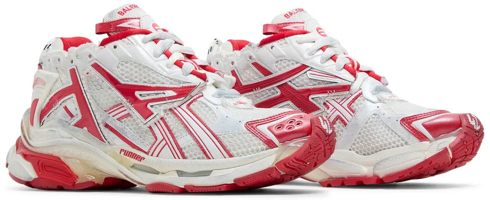 BALENCIAGA RUNNER SNEAKER 'WHITE RED'