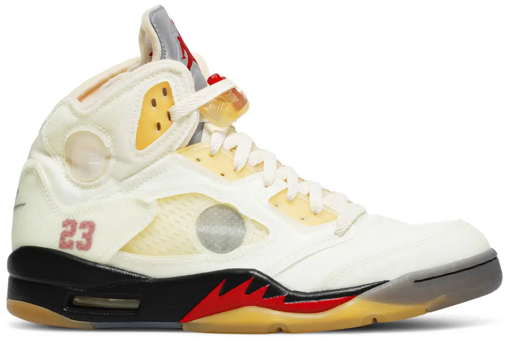 OFF-WHITE X AIR JORDAN 5 SP 'SAIL'