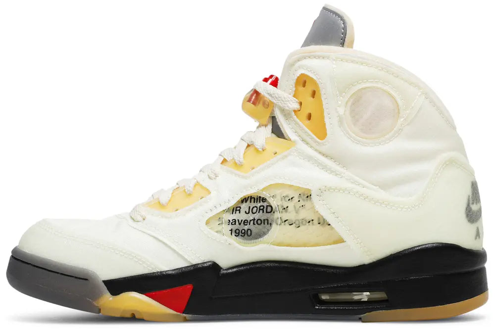 OFF-WHITE X AIR JORDAN 5 SP 'SAIL'