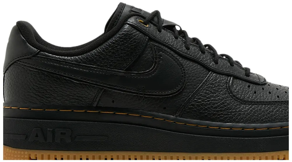 NIKE AIR FORCE 1 LUXE 'BLACK GUM'