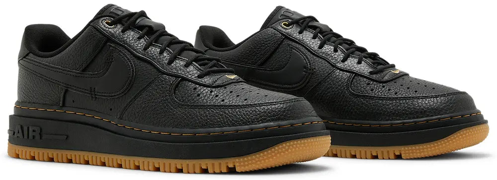 NIKE AIR FORCE 1 LUXE 'BLACK GUM'