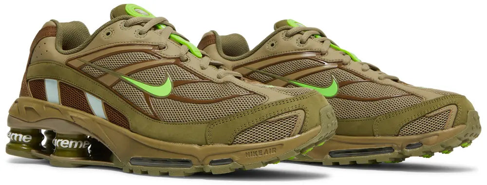 SUPREME X NIKE SHOX RIDE 2 'NEUTRAL OLIVE'