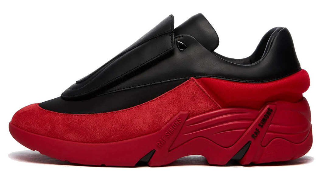 RAF SIMONS ANTEI SHELL BLACK RED