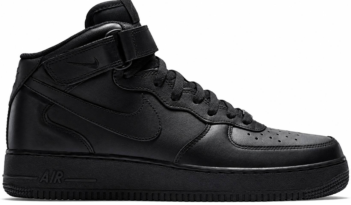 NIKE AIR FORCE 1 MID GS 'BLACK'