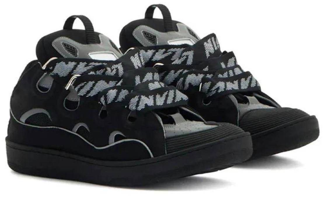 LANVIN CURB BLACK GREY