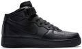 NIKE AIR FORCE 1 MID GS 'BLACK'