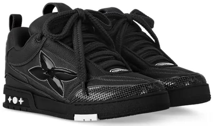 LOUIS VUITTON SKATE 'FLOWER BLACK'