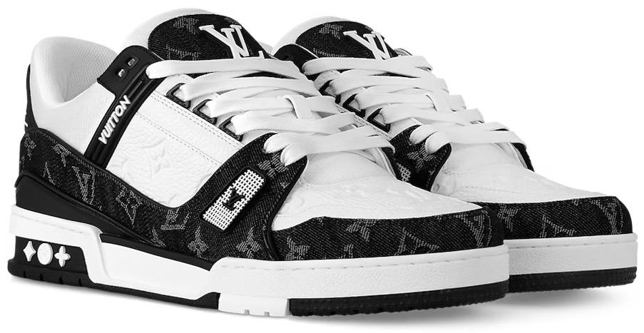 LOUIS VUITTON TRAINER 'WHITE BLACK'