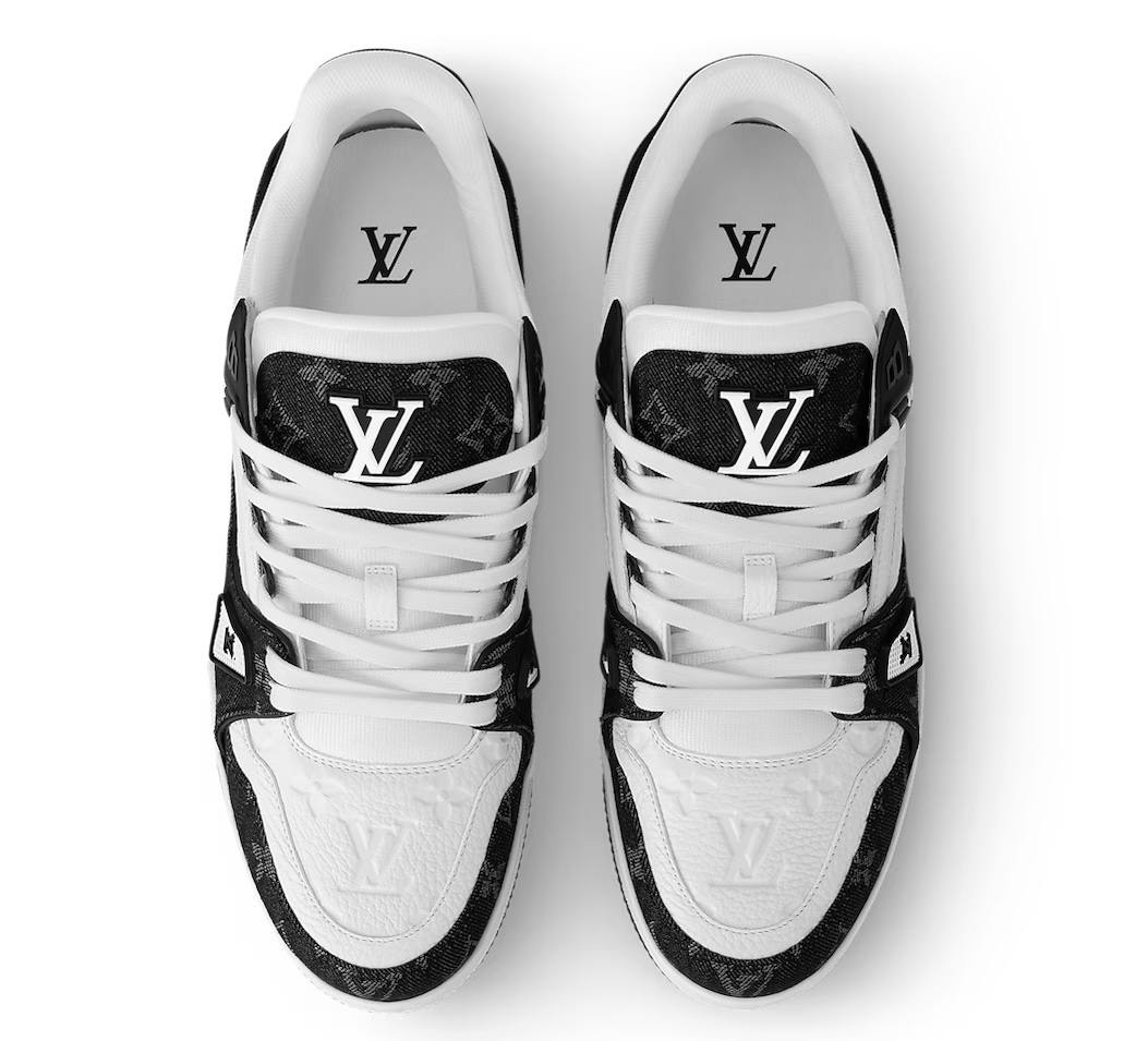 LOUIS VUITTON TRAINER 'WHITE BLACK'