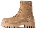 BALENCIAGA COMBAT STRIKE BOOTS 'BROWN'