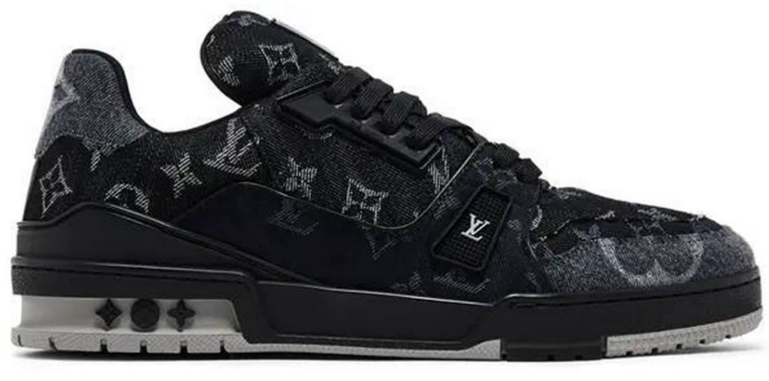 LOUIS VUITTON TRAINER 'BLACK MONOGRAM'