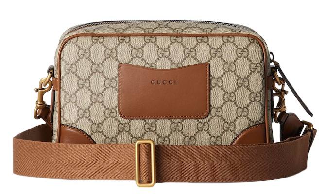 GUCCI GG SUPREME CROSSBODY BAG 'BEIGE'