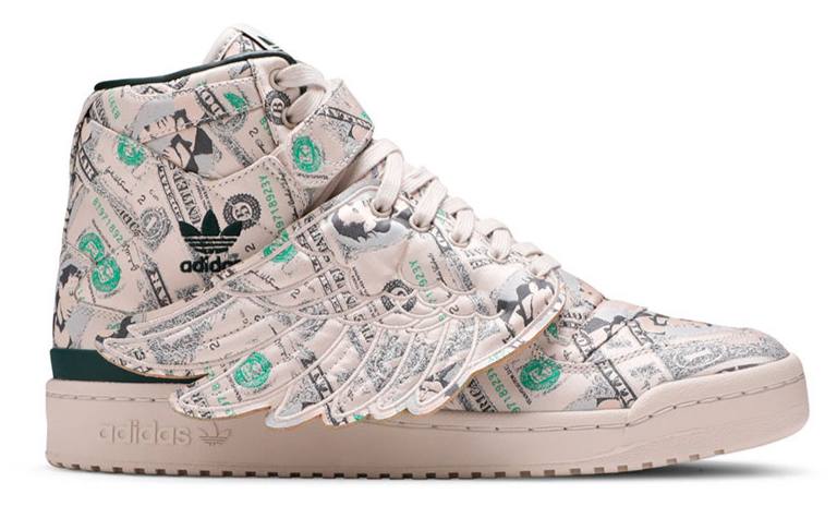 ADIDAS FORUM WINGS 1.0 'MONEY' X JEREMY SCOTT