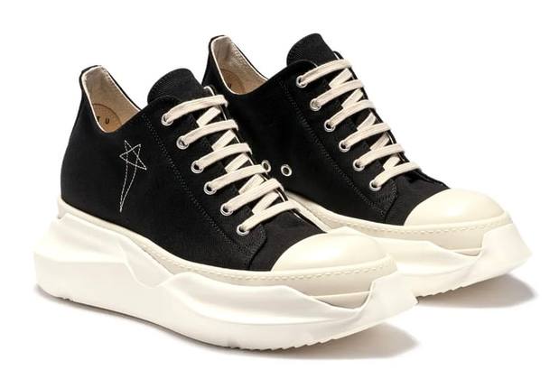 RICK OWENS DRKSHDW PENTAGRAM ABSTRACT LOW 'BLACK MILK'